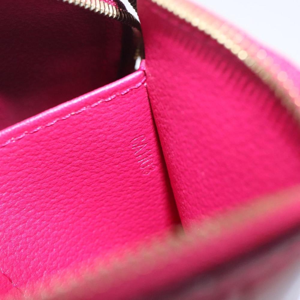 LOUIS VUITTON Monogram Vernis Pochette Cosmetic Rose Indian M90009 Auth 134589 - Picture 12 of 16